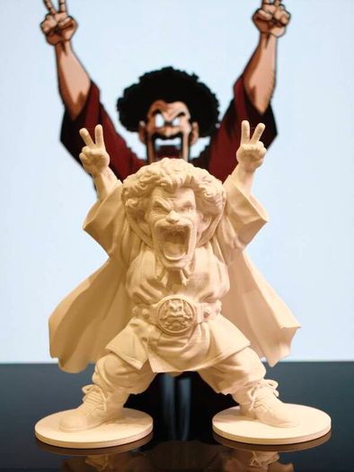 3D Printed Mr. Satan From Dragon Ball Z Figurine