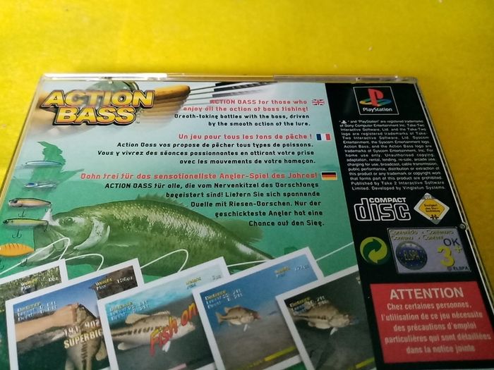 Action Bass PlayStation 1 Ps1 Games PlayStation 2 Ps2 Games Original