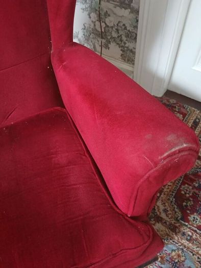 2 Vintage Wingback Armchairs