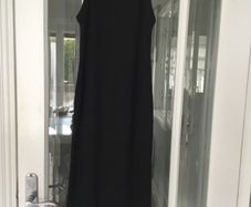 Ladies 'Zara' black bodycon dress. Size 12
