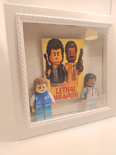 Lethal Weapon Jumbo Figure Shadow Box