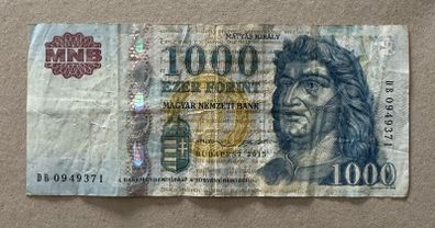 Hungary 1000 Forint 2015 Banknote