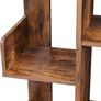 Rustic Industrial Bookcase Display Shelf 140cm Image 4