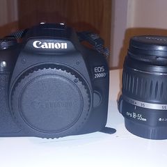 canon eos 2000d with 18-55mm kit lens