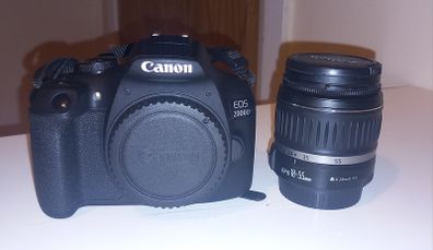 canon eos 2000d with 18-55mm kit lens