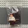 lego Star Wars sw0714 Han Solo minifigure- White Shirt with Wrinkles on Front, Dark Brown Legs, Smooth Hair Image 3