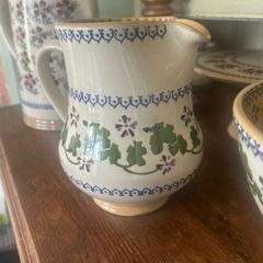 Nicholas Mosse discontinued Geranium Pattern Jug
