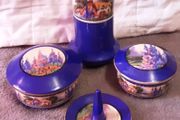 four piece ruthland pottery