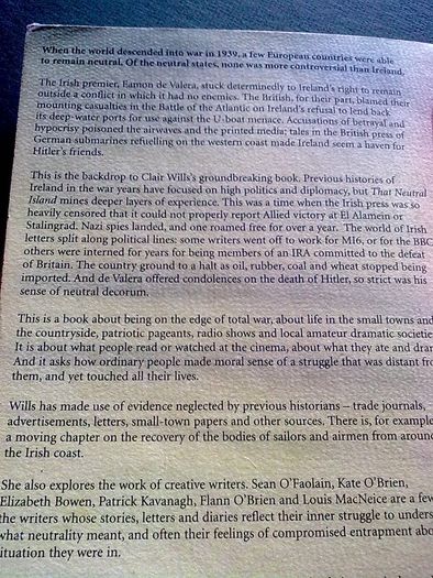 That neutral island . A cultural history of Ireland during the Second World War.