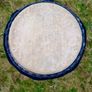 Tall Carved Wooden African Djembe Drum Image 3