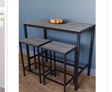 Tall table with 2 stools
