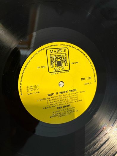 Nina Simone vinyl lp
