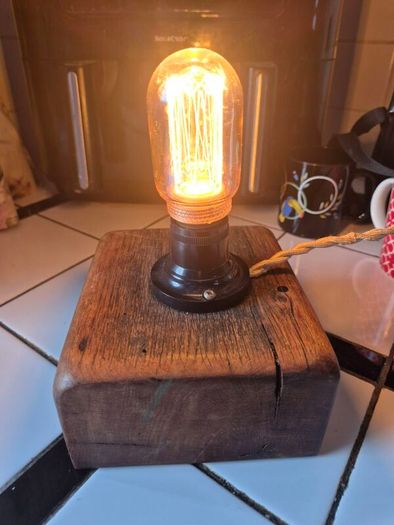 Vintage style handmade industrial lamp