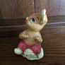Vintage stonecraft  Pendelfin Rabbit Ornament The Thumper Image 4