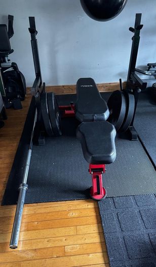 Weights Rack, Bench, Weights & Barbell