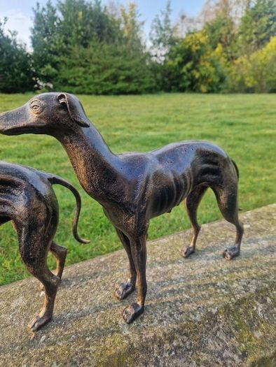 Pair of greyhounds