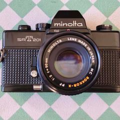 Minolta SRT201 (1970) + MC Rokkor-X PF 50mm f/2 - Serviced & Ready to Use Film Camera