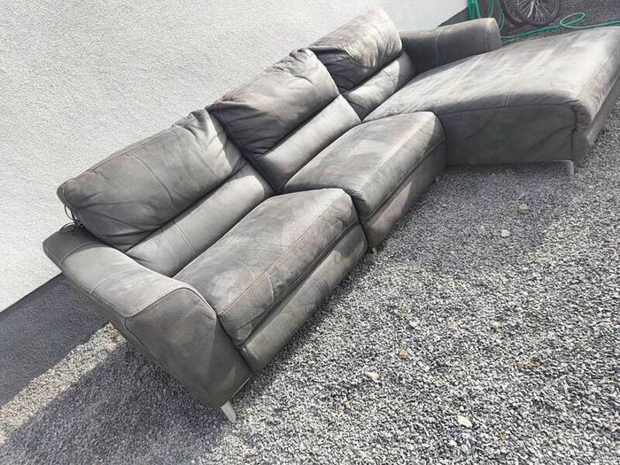 Grey Chaise Couch
