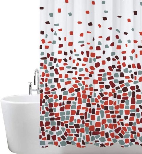 Shower Curtain Mould and Mildew Resistant Solid, 180 x 180 cm (FREE POSTAGE)