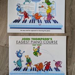 John Thompson Part 2 and 3 piano books