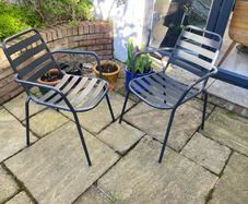 New garden chairs