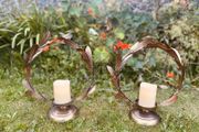 Laurel Wreath Candle Holders