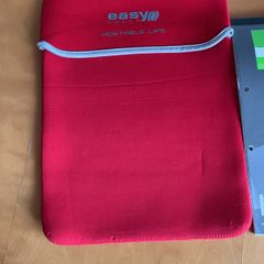 Red laptop skin