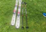 Skis and poles