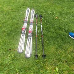 Skis and poles