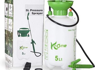 NEW 5L Garden Pump Action Pressure Sprayer For Water Fertilizers Pesticides Weed Killer Pressure Relief Valve