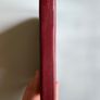 Burgundy leatherette fountain pen or pencil case Image 4