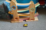 wooden car ramp slide