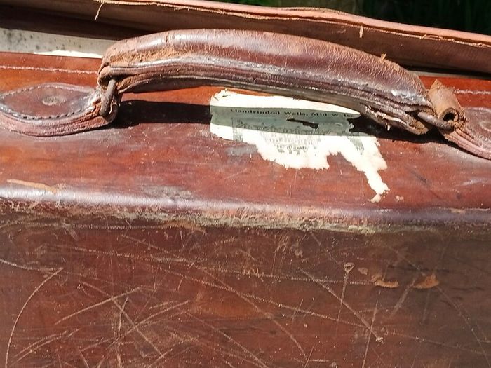Vintage Leather Suitcase