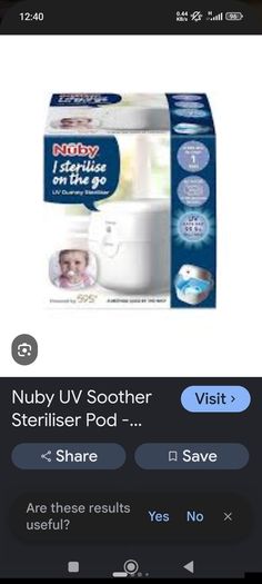 nuby sterilise