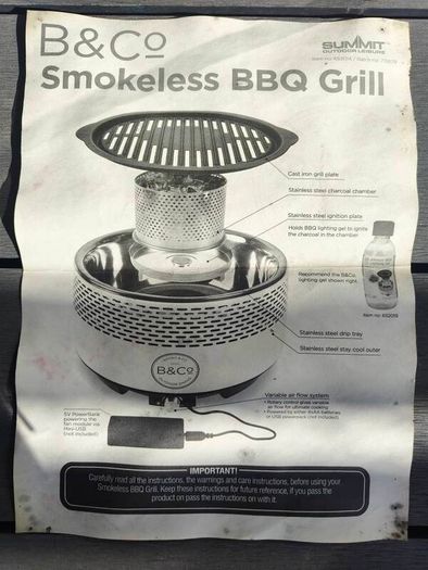 Smokeless BBQ Grill