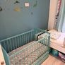 0-3 years kids turquoise cot bed Image 4