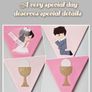 Personalised First Holy Communion Bunting Image 5