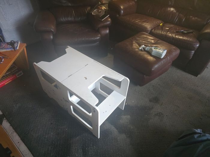 Wooden Learning Tower fold into table