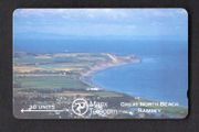 1989 Isle of Man 10 unit Great North Beach (GPT - Magnetic) Phone Card