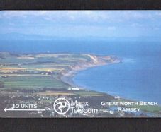 1989 Isle of Man 10 unit Great North Beach (GPT - Magnetic) Phone Card