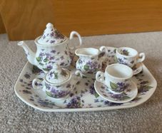 vintage St George miniature porcelain tea set