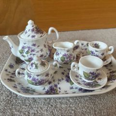vintage St George miniature porcelain tea set