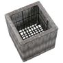 Garden Raised Beds 3 pcs Poly Rattan Grey Image 7