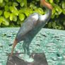 Jose Martin Simon (1940-2018) Grey Heron - Patinated Bronze, Marble, Signed Image 4