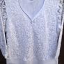 Avalon White Lace Lined Top, Size 14 Image 7