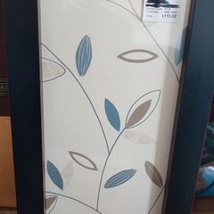 Framed Leaf Print Art (Ergo Paul) Large