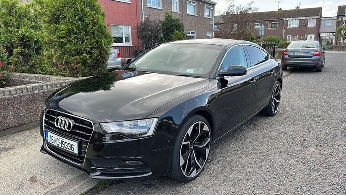 Audi A5 2.0 TDI 2016, Black on Black, 20" Wheels