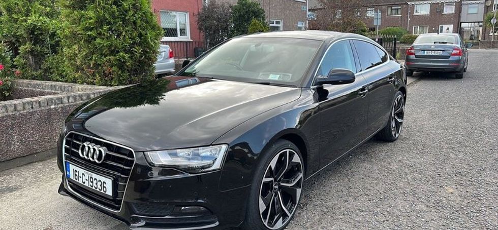 Audi A5 2.0 TDI 2016, Black on Black, 20" Wheels