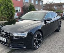 Audi A5 2.0 TDI 2016, Black on Black, 20" Wheels