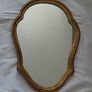 Antique French Louis style mirror - wood framed gold gilt Image 3